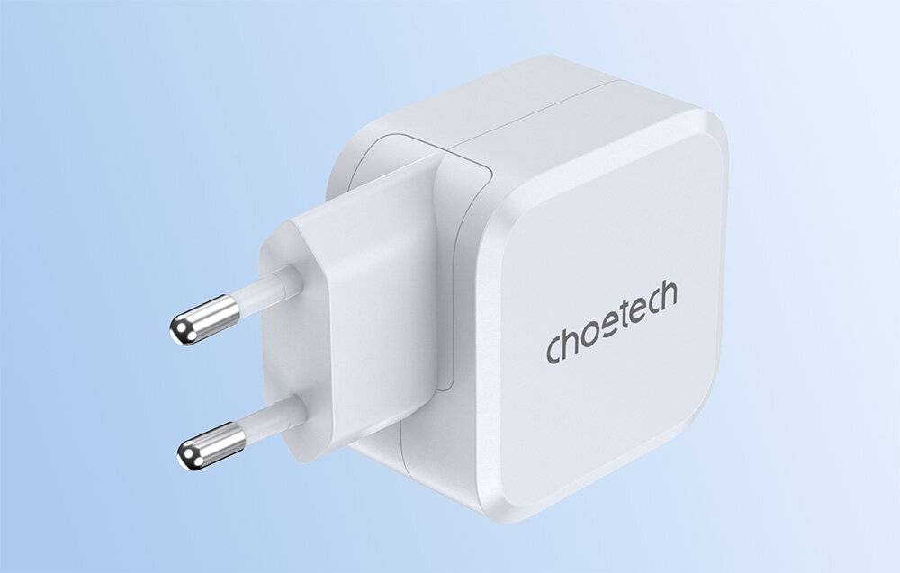 PD8007 USB-C PD45W Ladegerät Choetech EU (weiß)