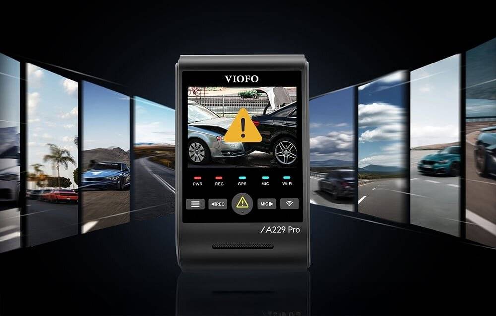 VIOFO A229 PRO 2CH 4K + 2K WiFi, GPS