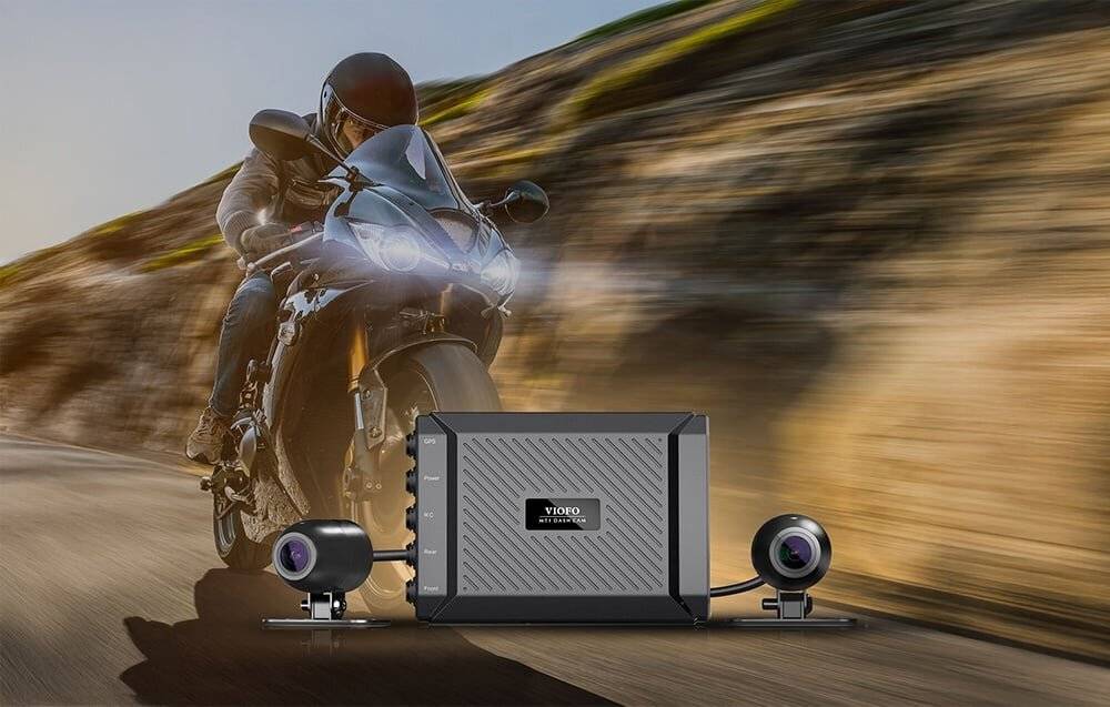 VIOFO MT1 1080p WiFi, GPS Motorrad-Kamera