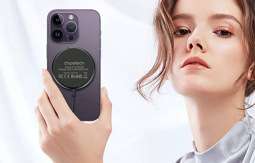 Choetech T697-F 3-in-1 magnetisches Ladegerät (schwarz)