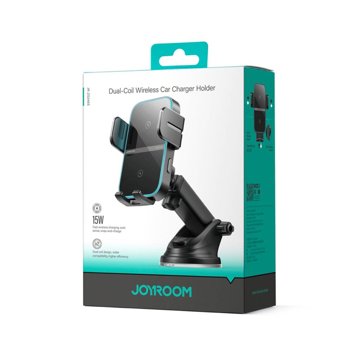 Joyroom Ladegerät-Halterung JR-ZS246 (schwarz)
