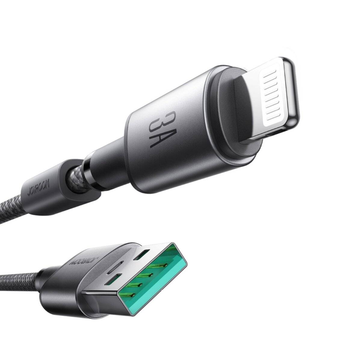 Kabel Joyroom S-A50 Unbegrenzt 3A USB - Lightning 1.2m szary