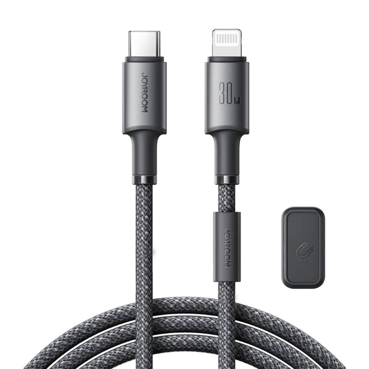 Kabel USB-C Lightning Joyroom 30W, 1.2m szary
