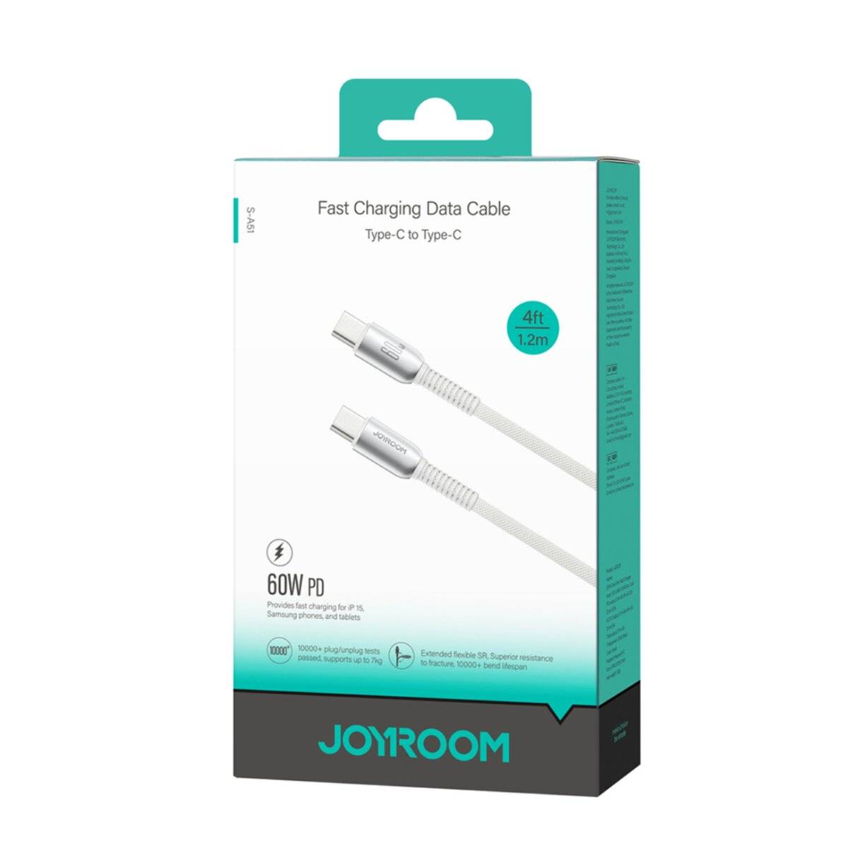 USB-C - USB-C Kabel Joyroom S-A51 60W 1.2m grau