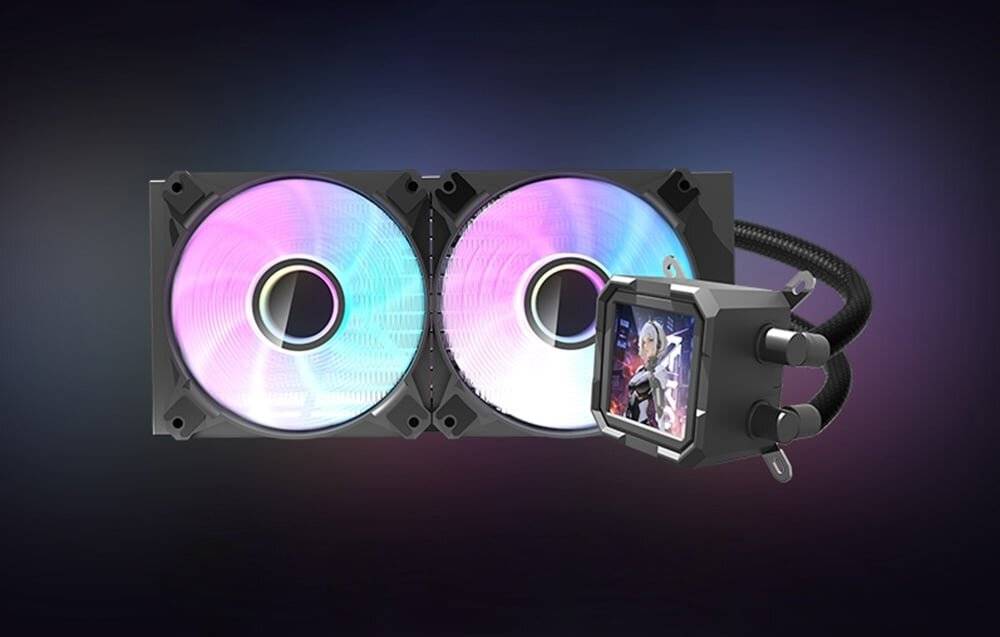 Darkflash DV240S CPU-Wasserkühler (schwarz)