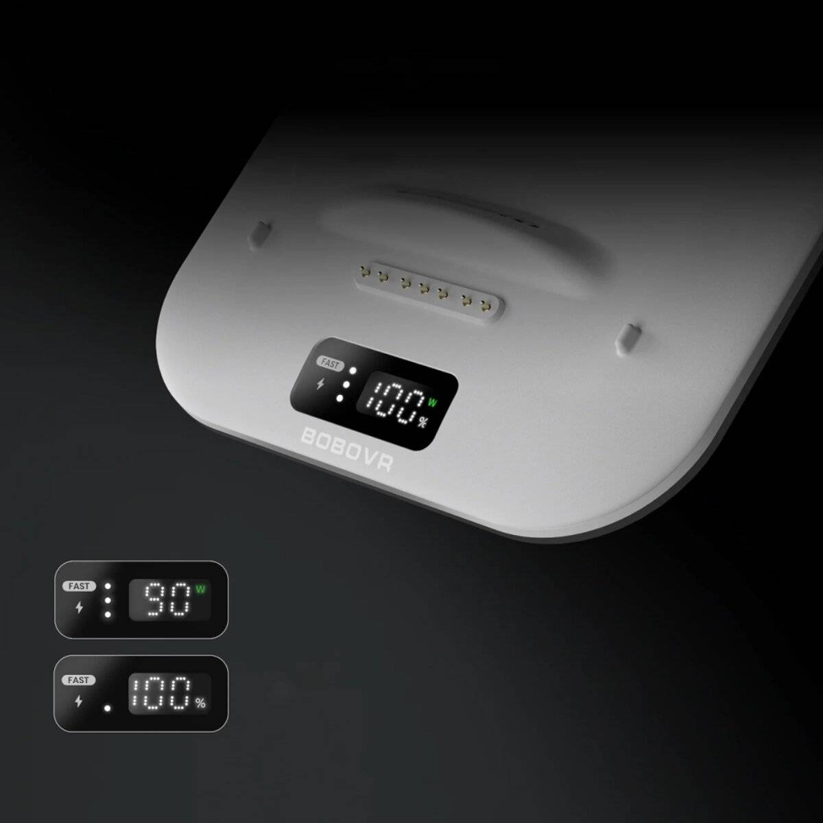 BoboVR BD3 Dockingstation für B100 Akkus USB C PD 3fach 30 W Schnellladung