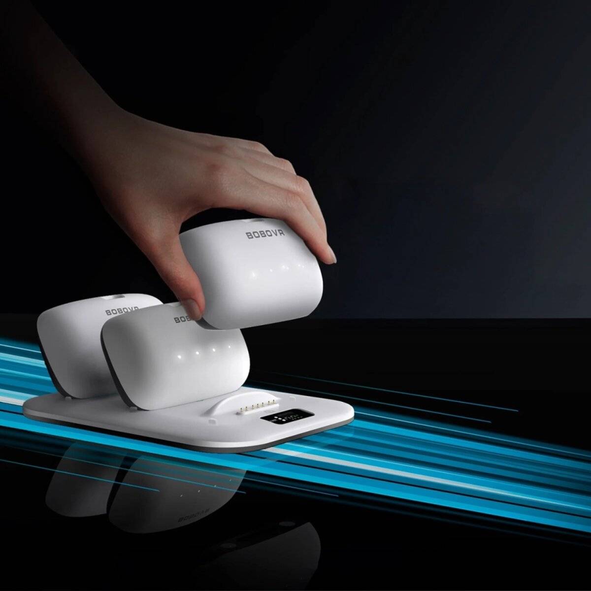BoboVR BD3 Dockingstation für B100 Akkus USB C PD 3fach 30 W Schnellladung