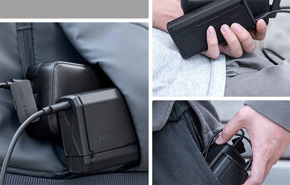 Drei-Akku-Ladegerät für GoPro Hero 13 Black Telesin (S0-BCG-11-TGP)
