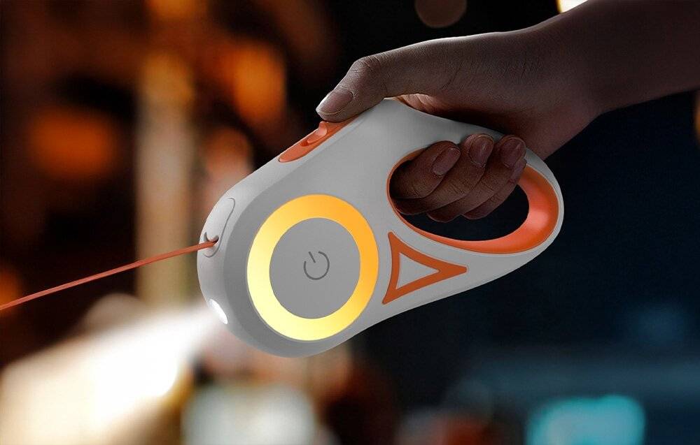 Automatische Leine 3m Rojeco (lila)