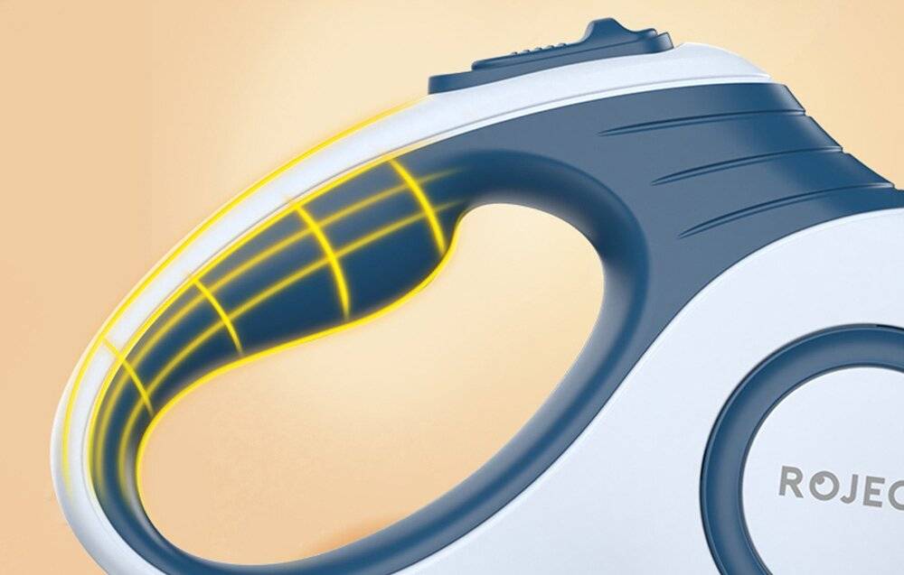 Rojeco A12 5M Automatisch einziehbare Hundeleine (rot)