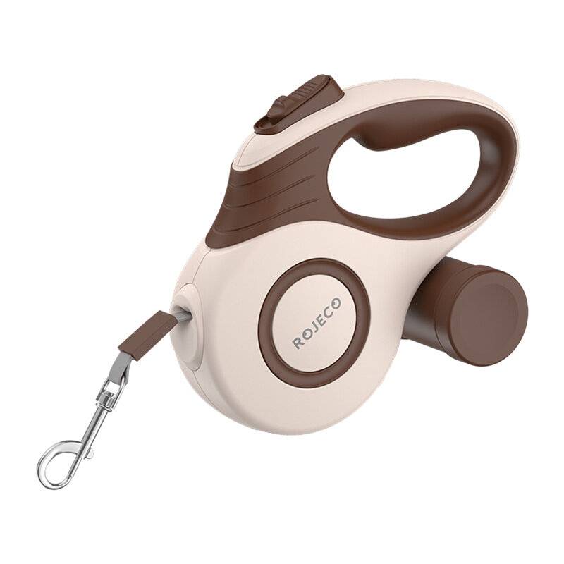 Rojeco A12 5M Automatisch einziehbare Hundeleine (braun)