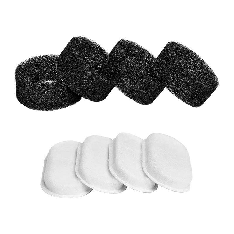 Rojeco 3.2L /2L Edelstahl Katze Wasser Brunnen Filter 4Set