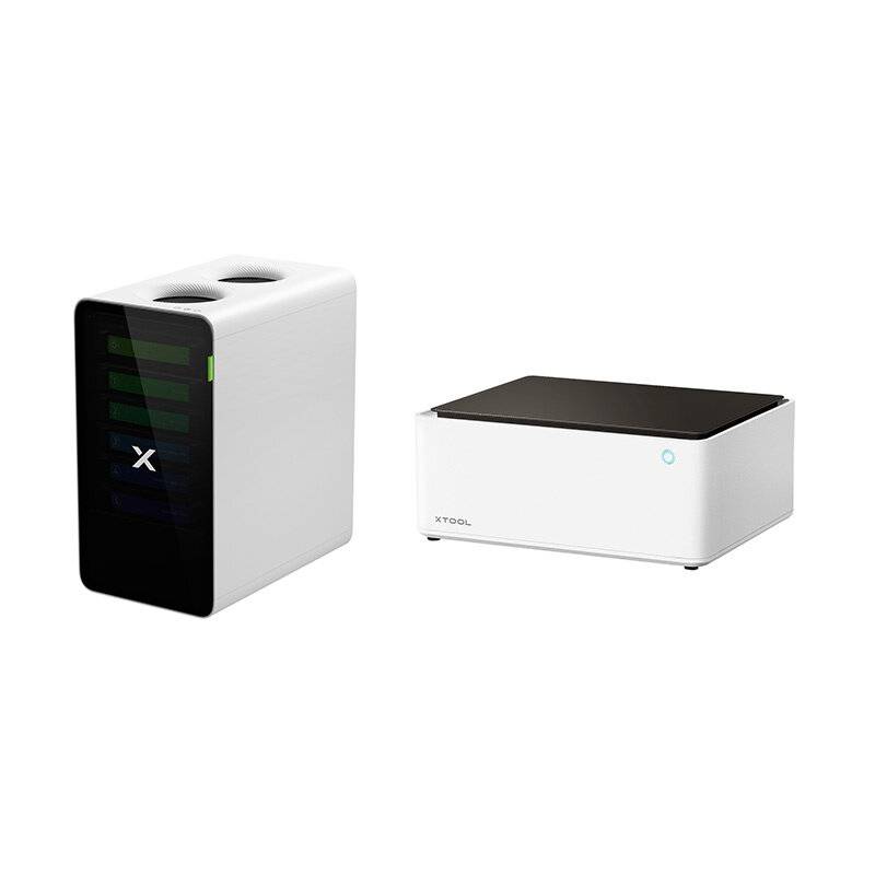 2-in-1 xTool M1 10W Lasergravierer + xTool SafetyPro™ AP2 Rauchabsorber