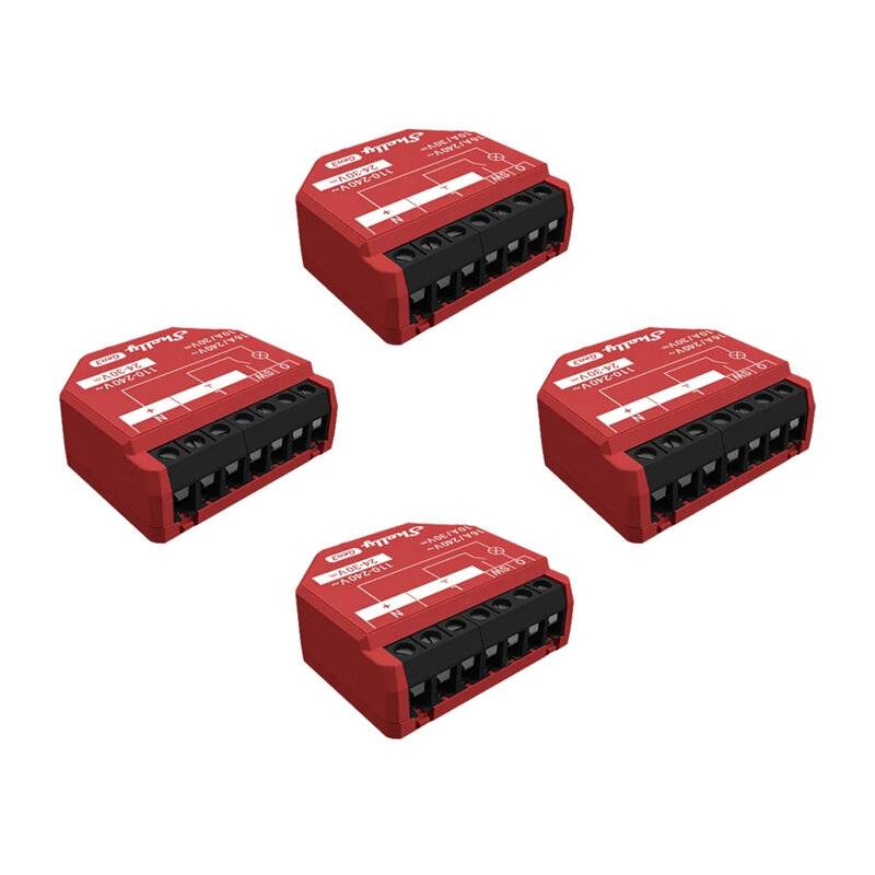 Shelly 1PM Gen3 4er-Set Controller WiFi/Bluetooth