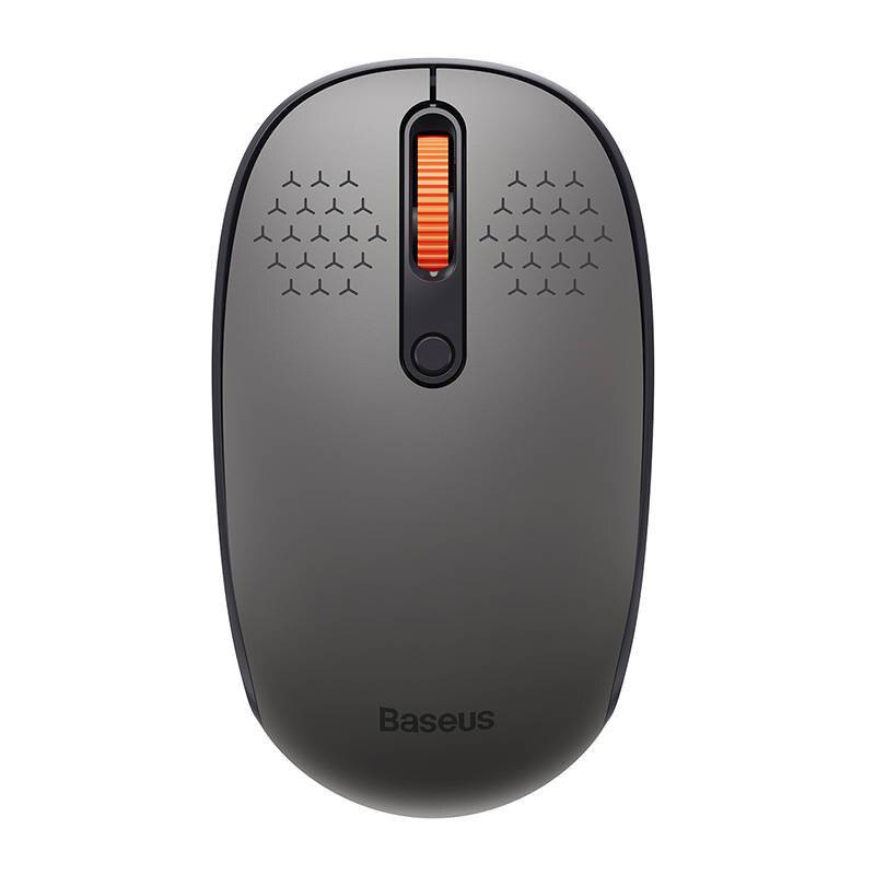 Kabellose Maus Baseus F01B Tri-mode 2.4G BT 5.0 1600 DPI (mattgrau)