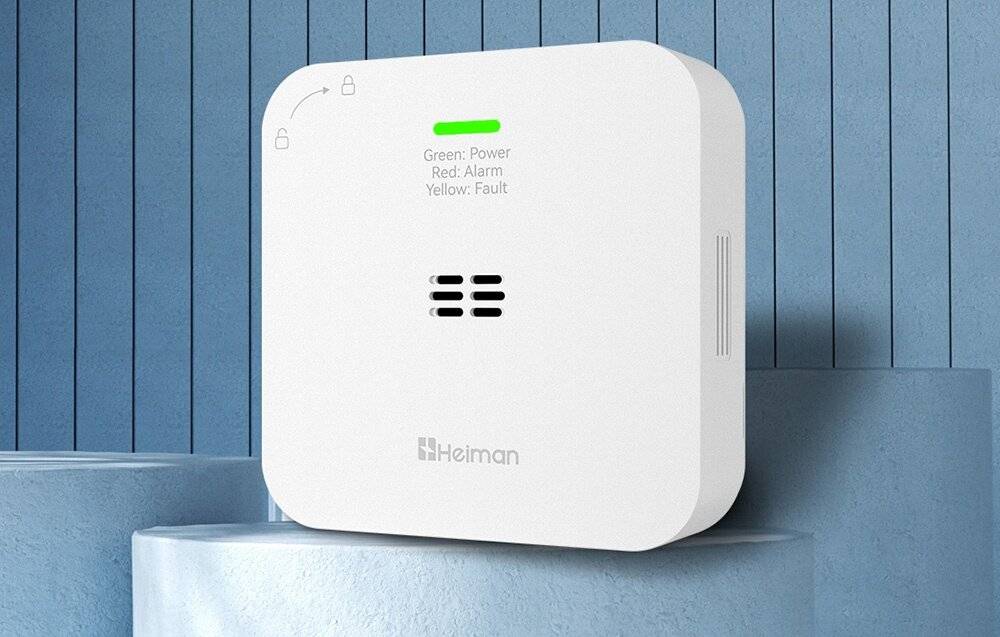 Drahtloser Alarm CO Heiman HM-720ES-W Interlinked