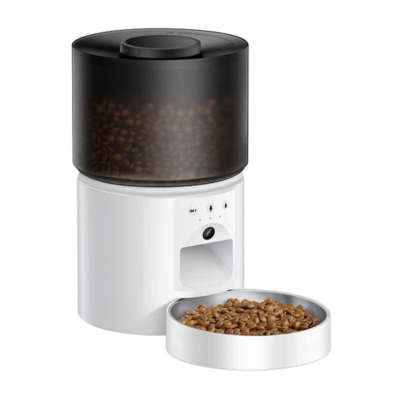Rojeco RWSQA60O-3L intelligenter Lebensmittelspender mit Kamera (Weiß)