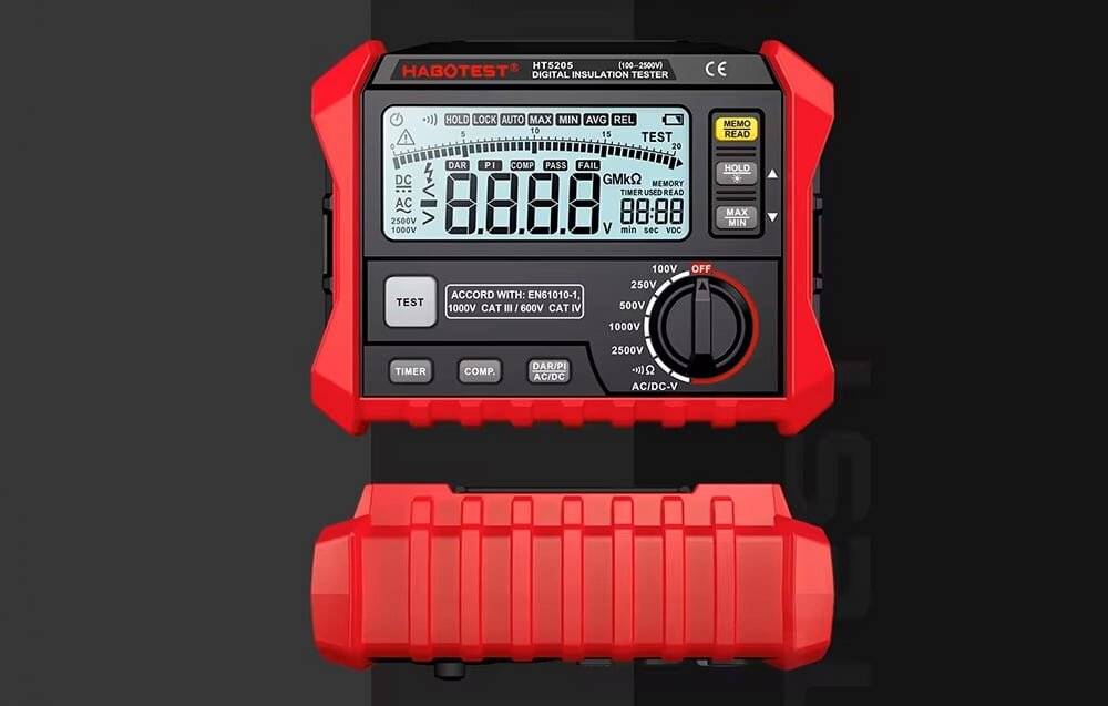 Habotest HT5205 Digitales Isolationsprüfgerät