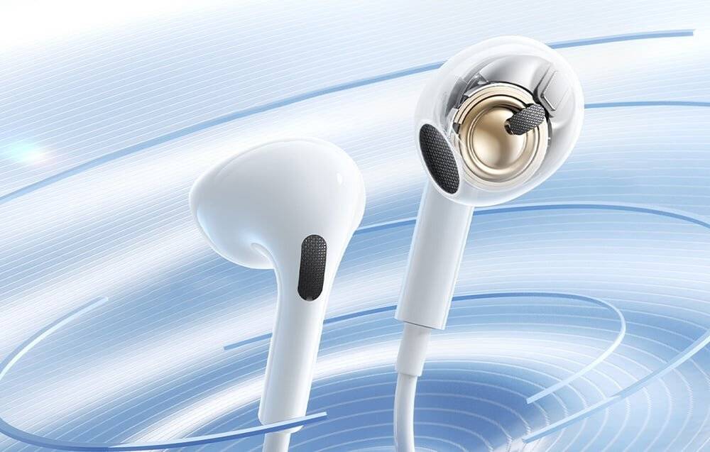 Baseus Encok HZ19 Weißer kabelgebundener In-Ear-Kopfhörer