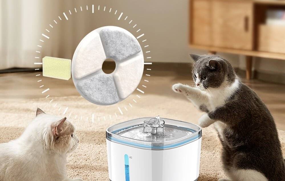 Rojeco Filter für kabellose Wasserfontäne 2.5L 50