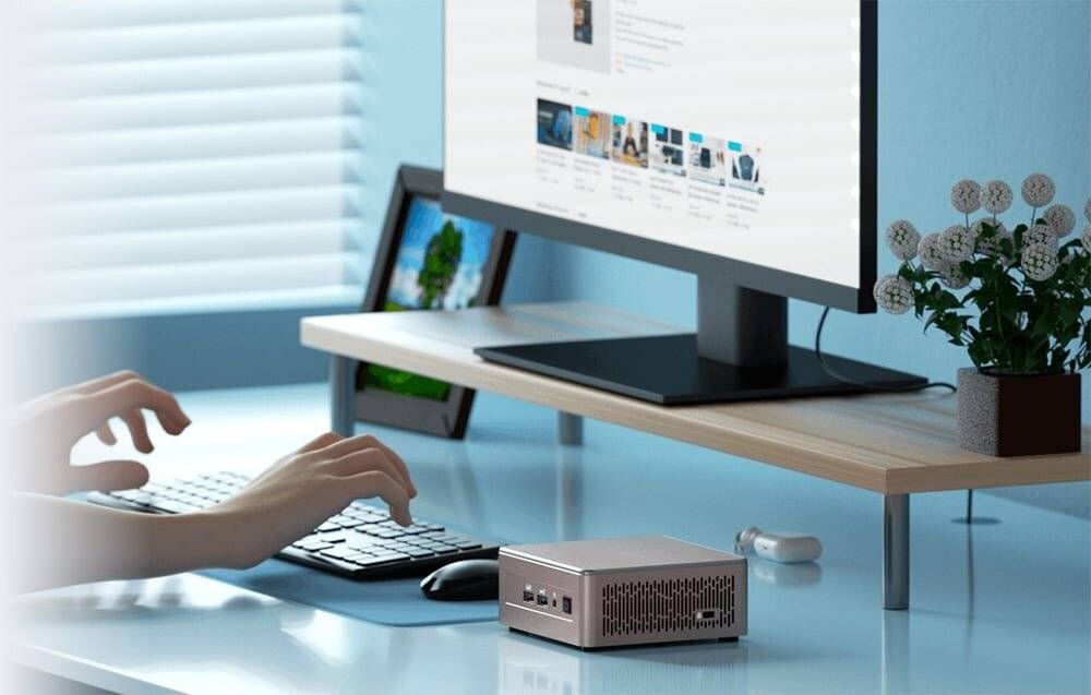 GEEKOM Mini PC A5 Ryzen 7 5825U 16GB RAM 512GB + Win11 Pro