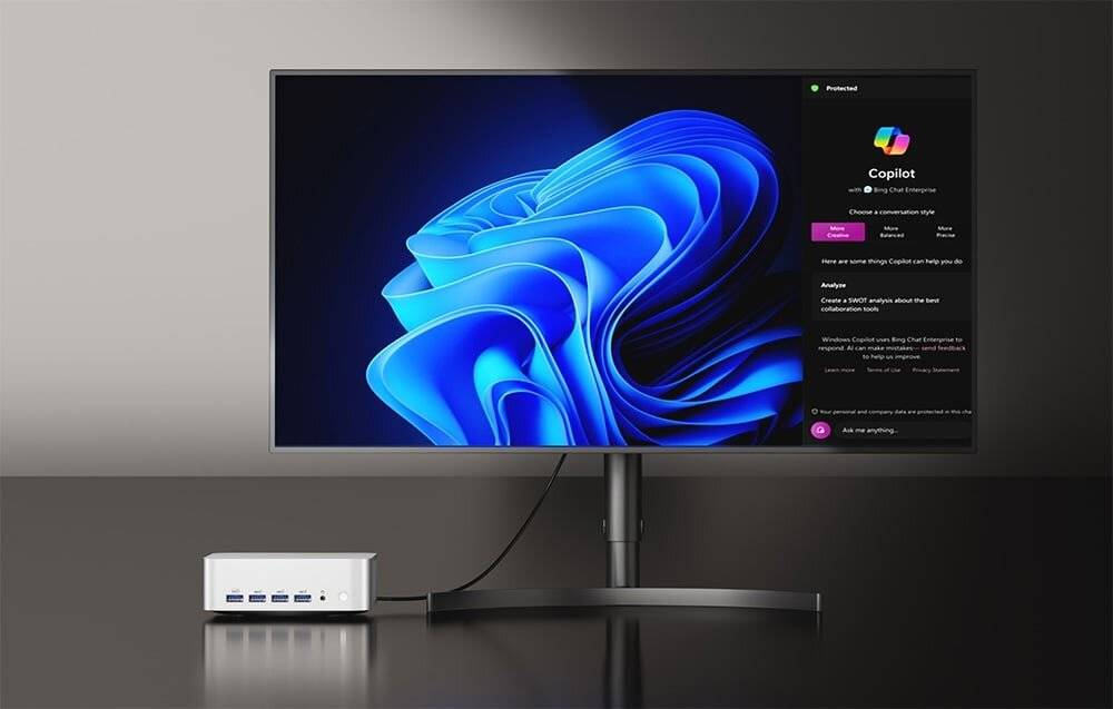 GEEKOM Mini PC A8 Max Ryzen 7 8745HS 32GB RAM 1TB + Win11 Pro