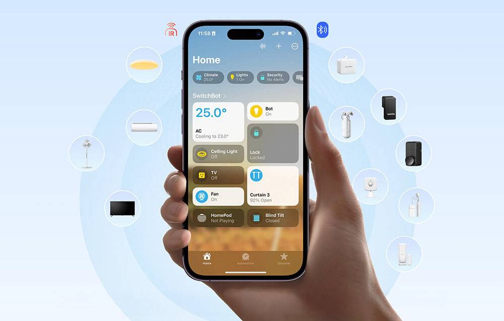 Intelligenter Centralka SwitchBot Hub Mini Matter Aktiviert