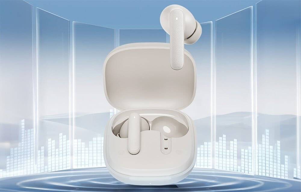 TWS QCY Buds T43 ENC Kopfhörer (weiß)