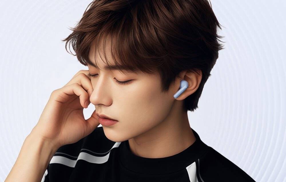 TWS QCY Ailybuds E20 HT13 Kopfhörer (blau)