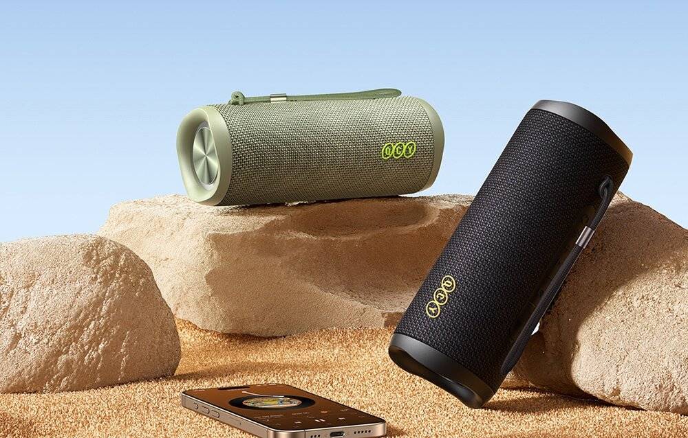 QCY SP7 kabelloser Lautsprecher (grün)