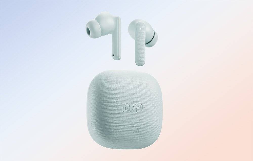 TWS QCY Buds T43 Kopfhörer (blau)