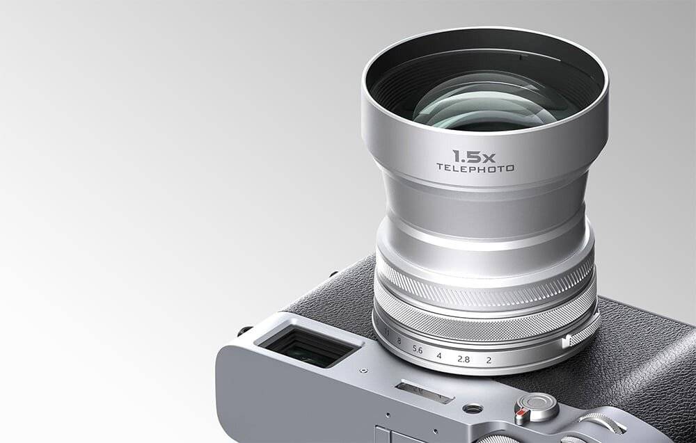 Freewell Teleobjektiv für FUJI X1000VI/X100V 1.5x (schwarz)