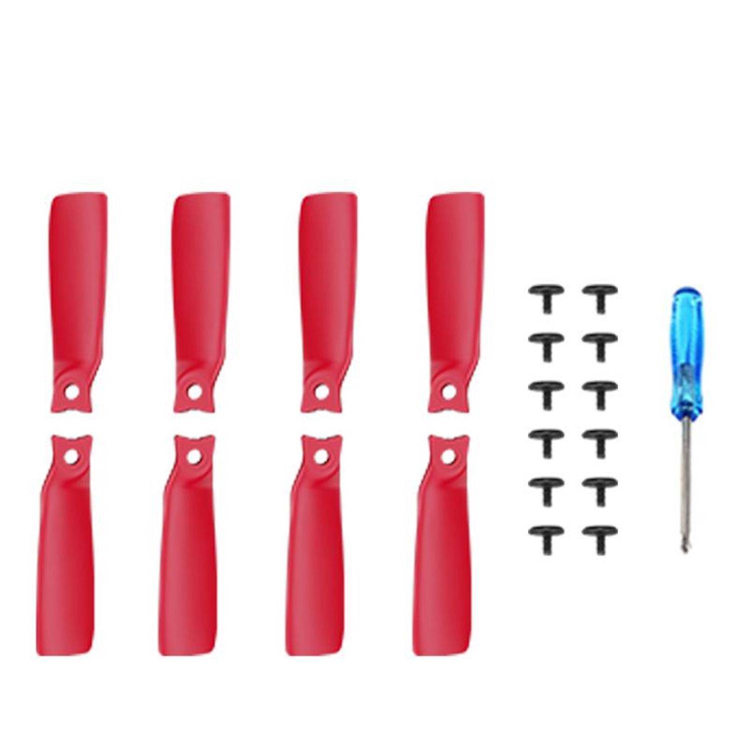 Für DJI Flip Drohne BRDRC 2 Paar Farbenfrohe Color Ersatz Propeller Blätter Rot/