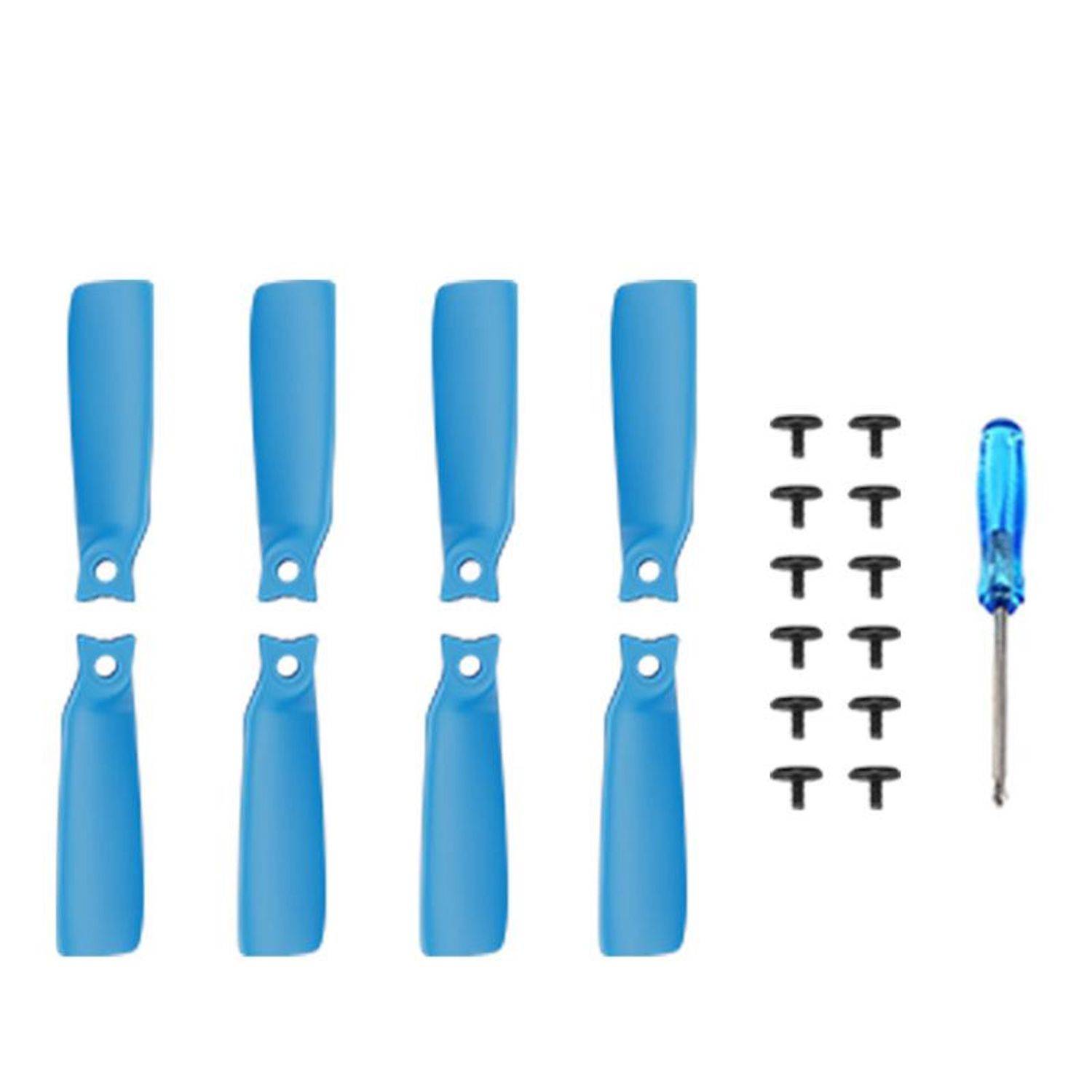 Für DJI Flip Drohne BRDRC 2 Paar Farbenfrohe Color Ersatz Propeller Blätter Blau/