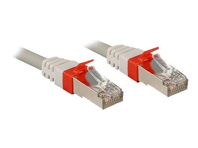 LINDY Patchkabel Cat6(A) SSTP / S/FTP PIMF grau 10m 10Gbit Kabel RJ45 Cat.6