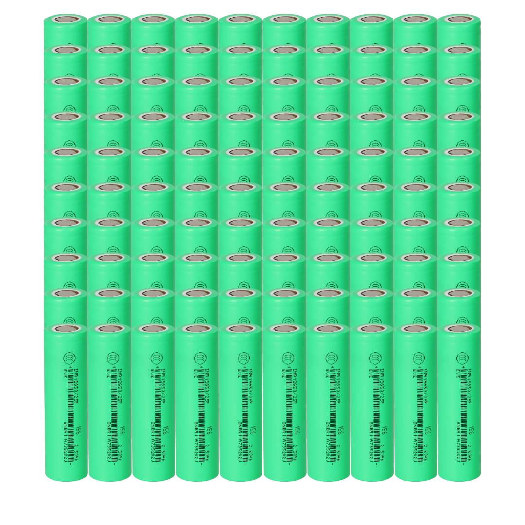 100x EVE INR18650-25P 2500mAh - 20A