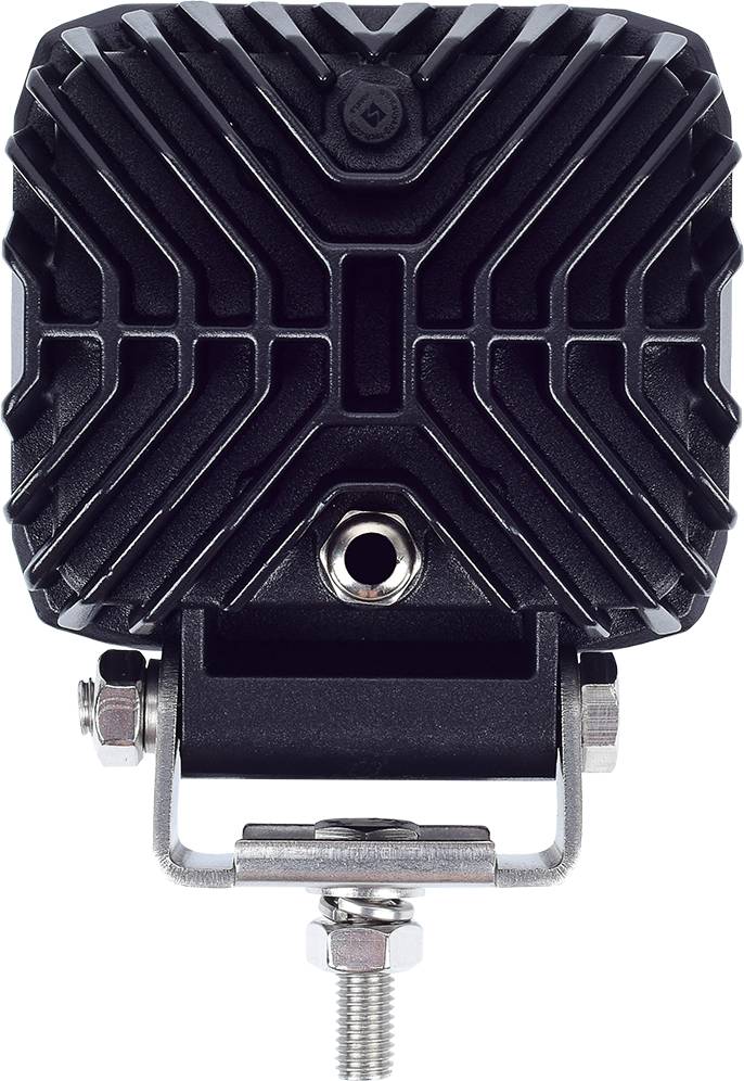 Berger & Schröter | 2er Set Arbeitsscheinwerfer 60 W, Blitz, Positionslicht, 4 Weißlicht LEDs, 6 Orangelicht 9W LEDs, 12-24 V, kombinierbar, synchro