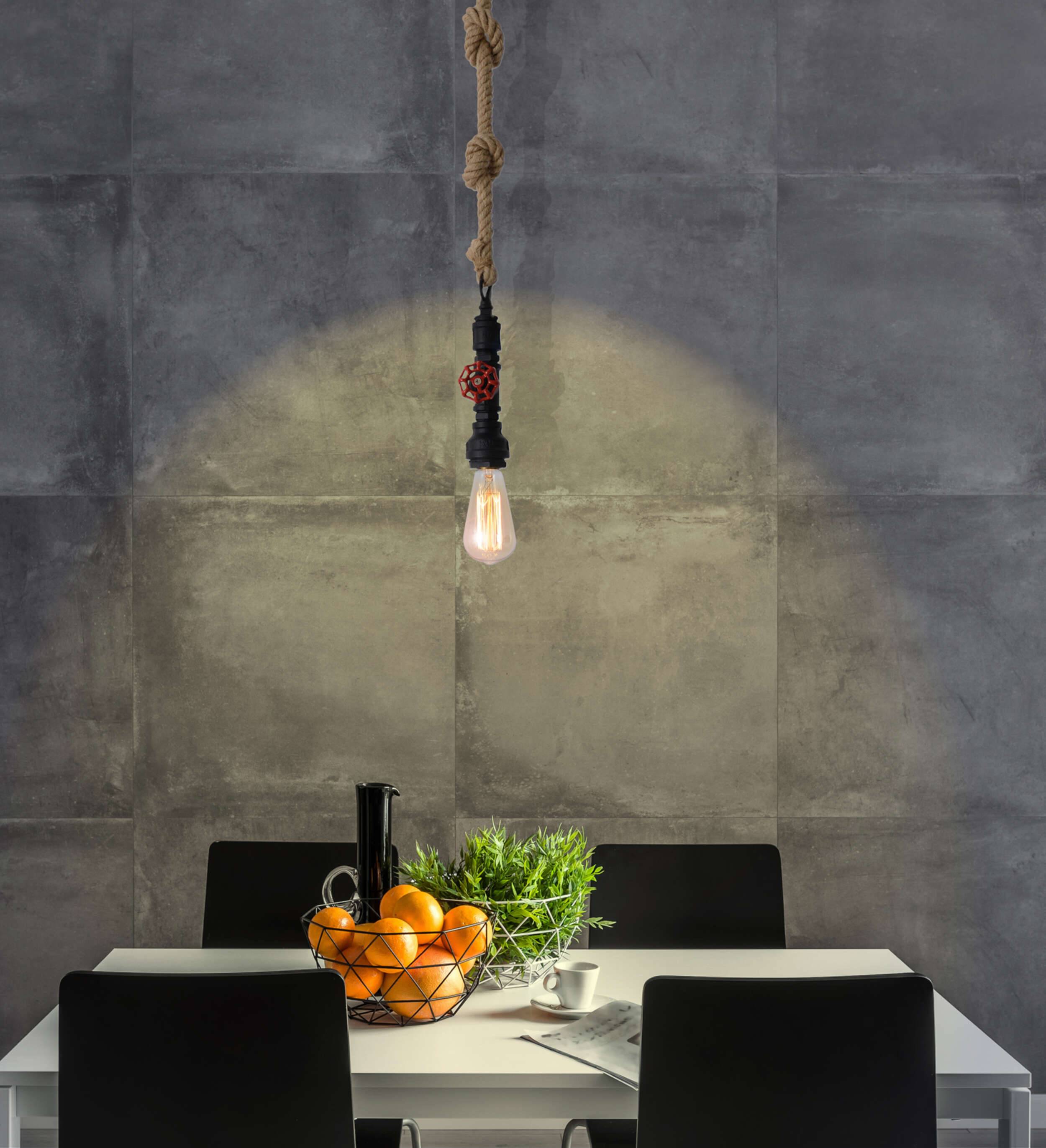 Metallbaldachin und Hanfseil "REGIA"