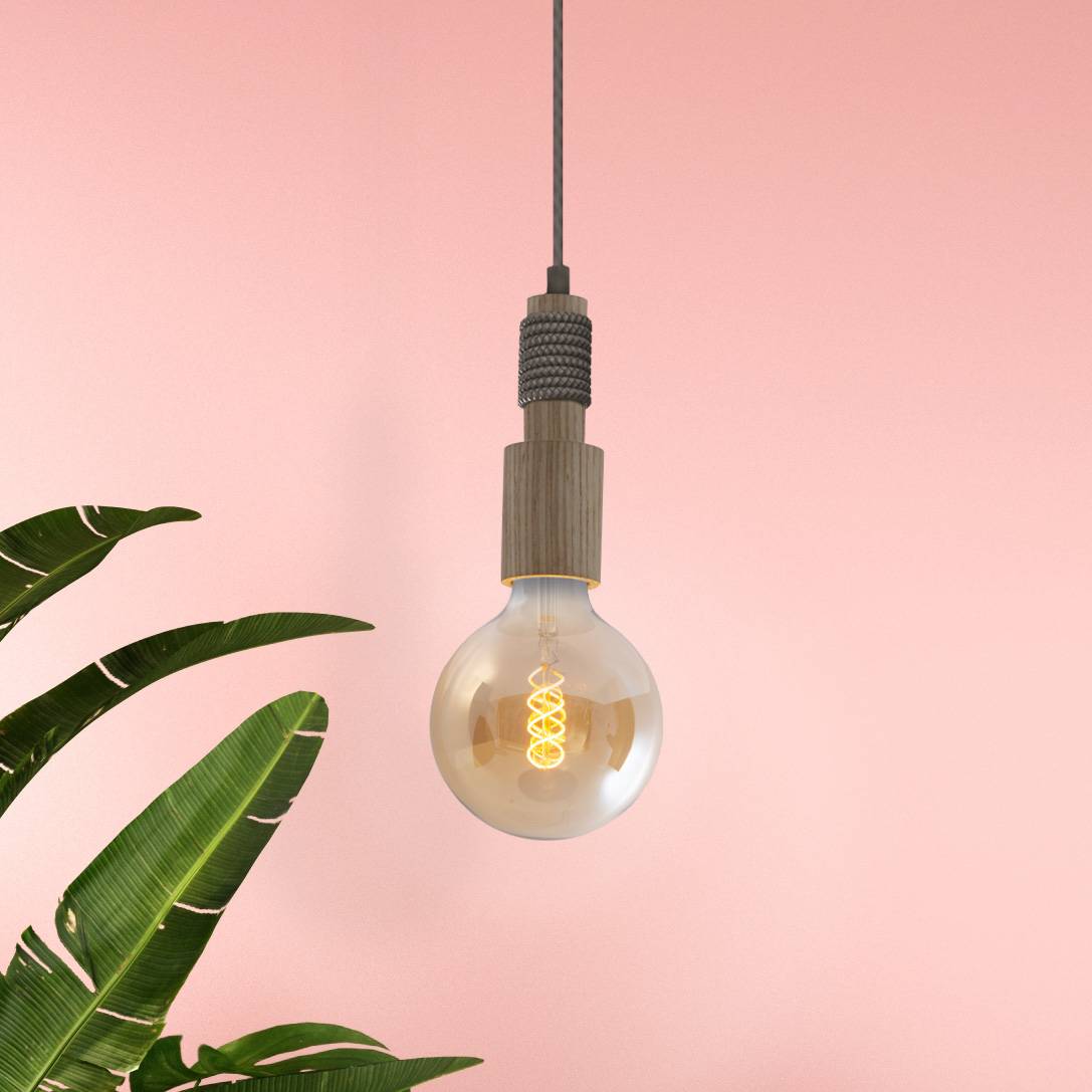 Holzbaldachin mit Textilkabel "BENTO"