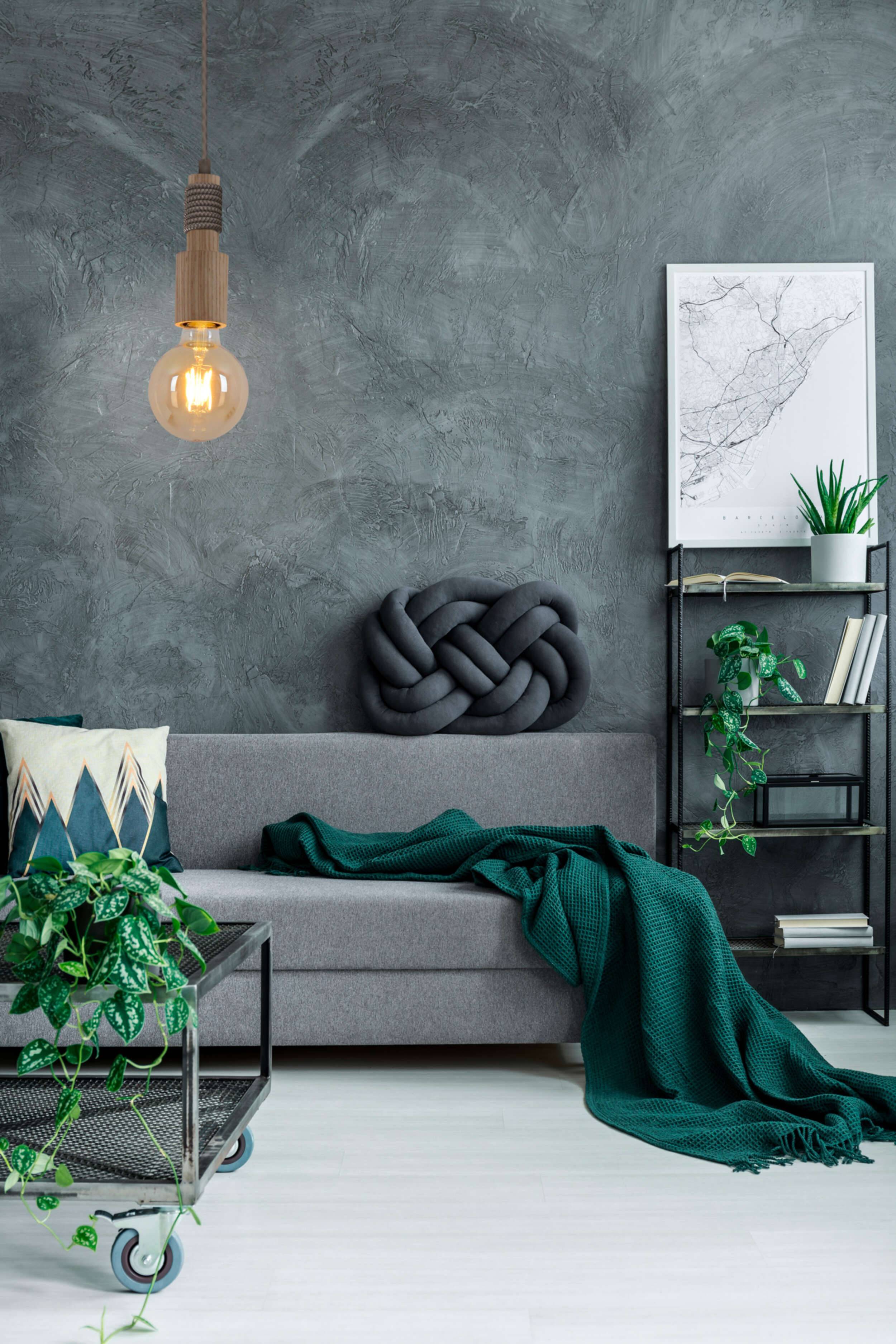 Holzbaldachin mit Textilkabel "BENTO"