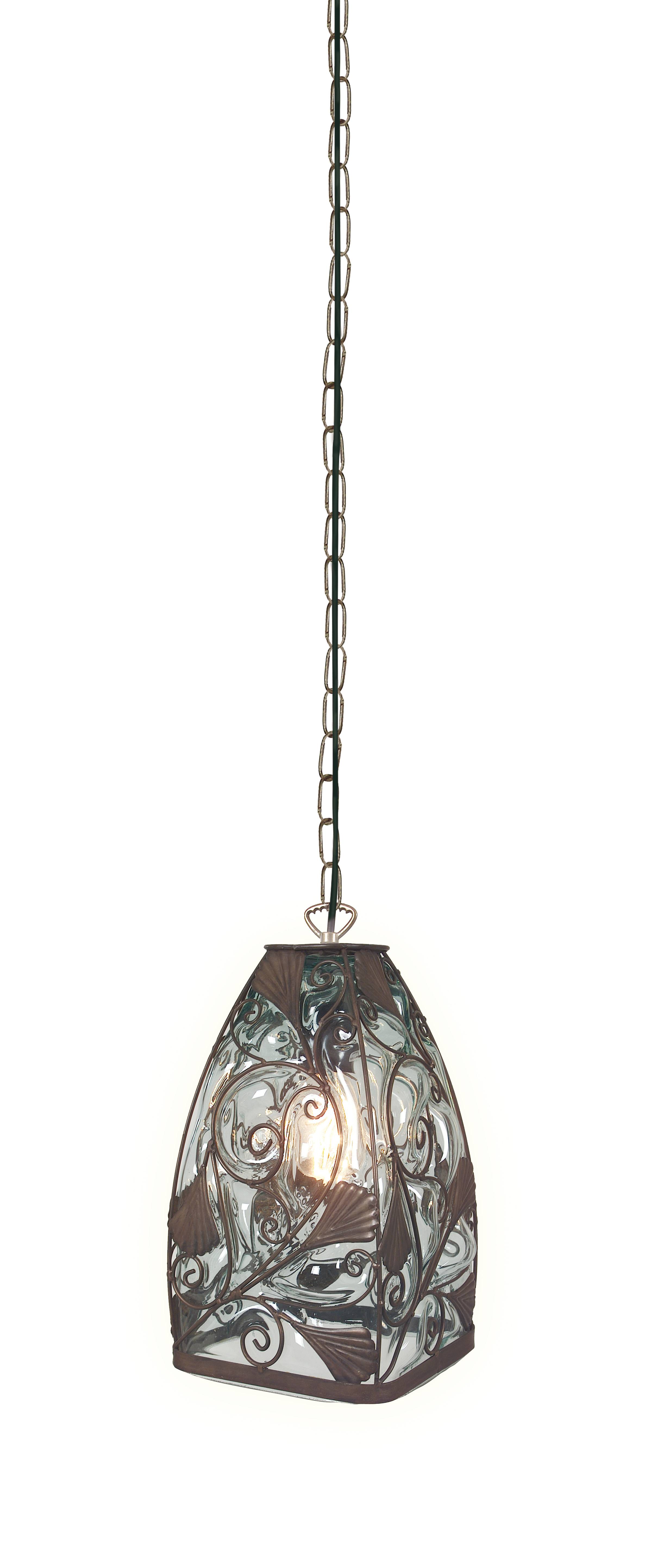 Glas-Pendelleuchte "Orient"