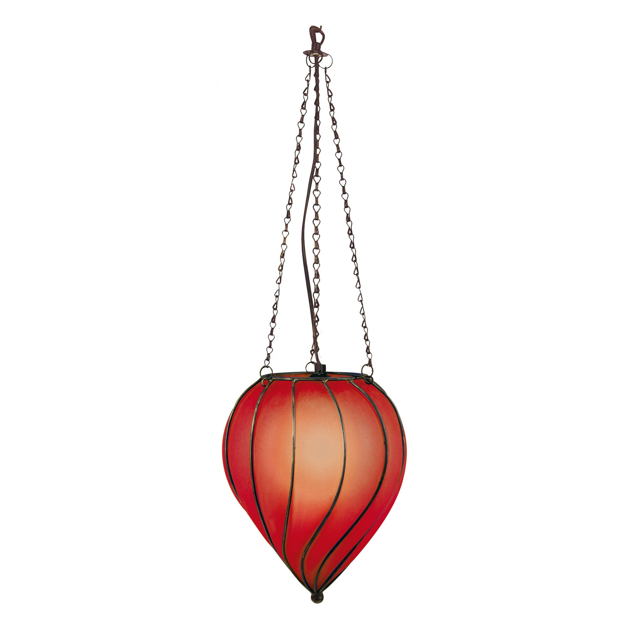 Glas-Pendelleuchte "Orient"