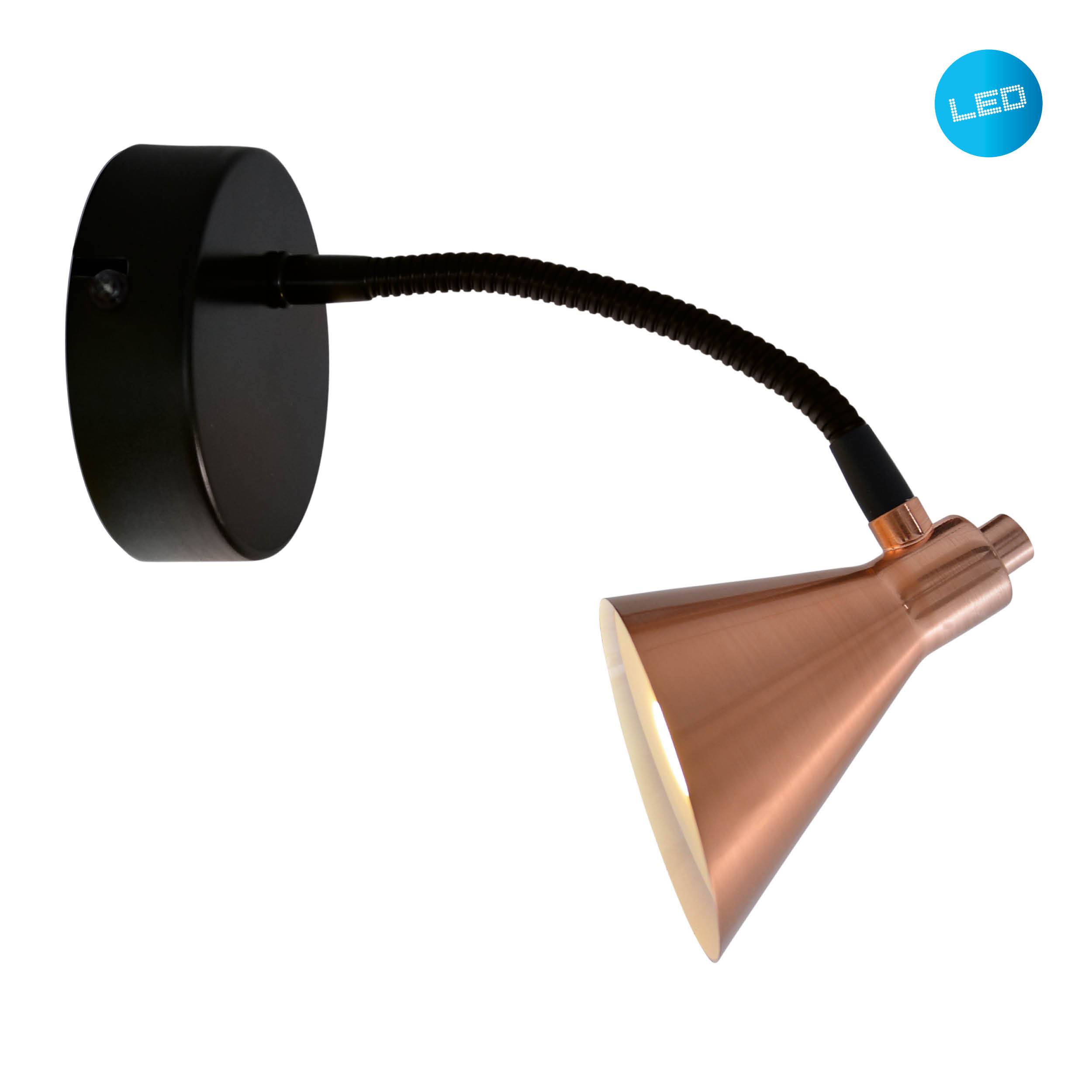 LED Wandleuchte "COPPER"