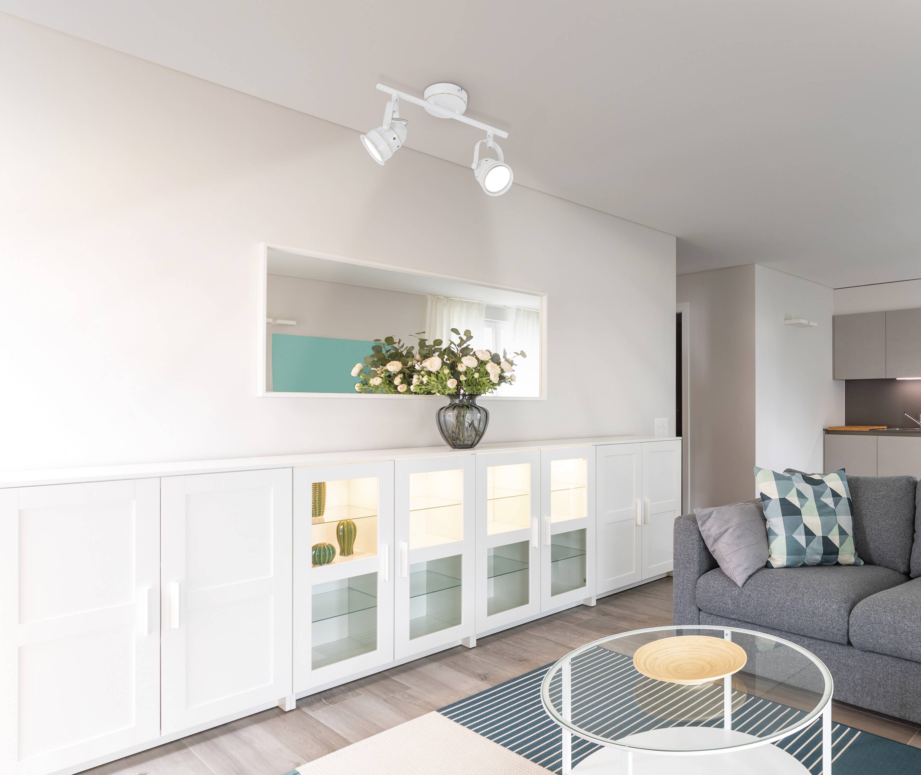 2er LED Deckenspot "SHABSPO"