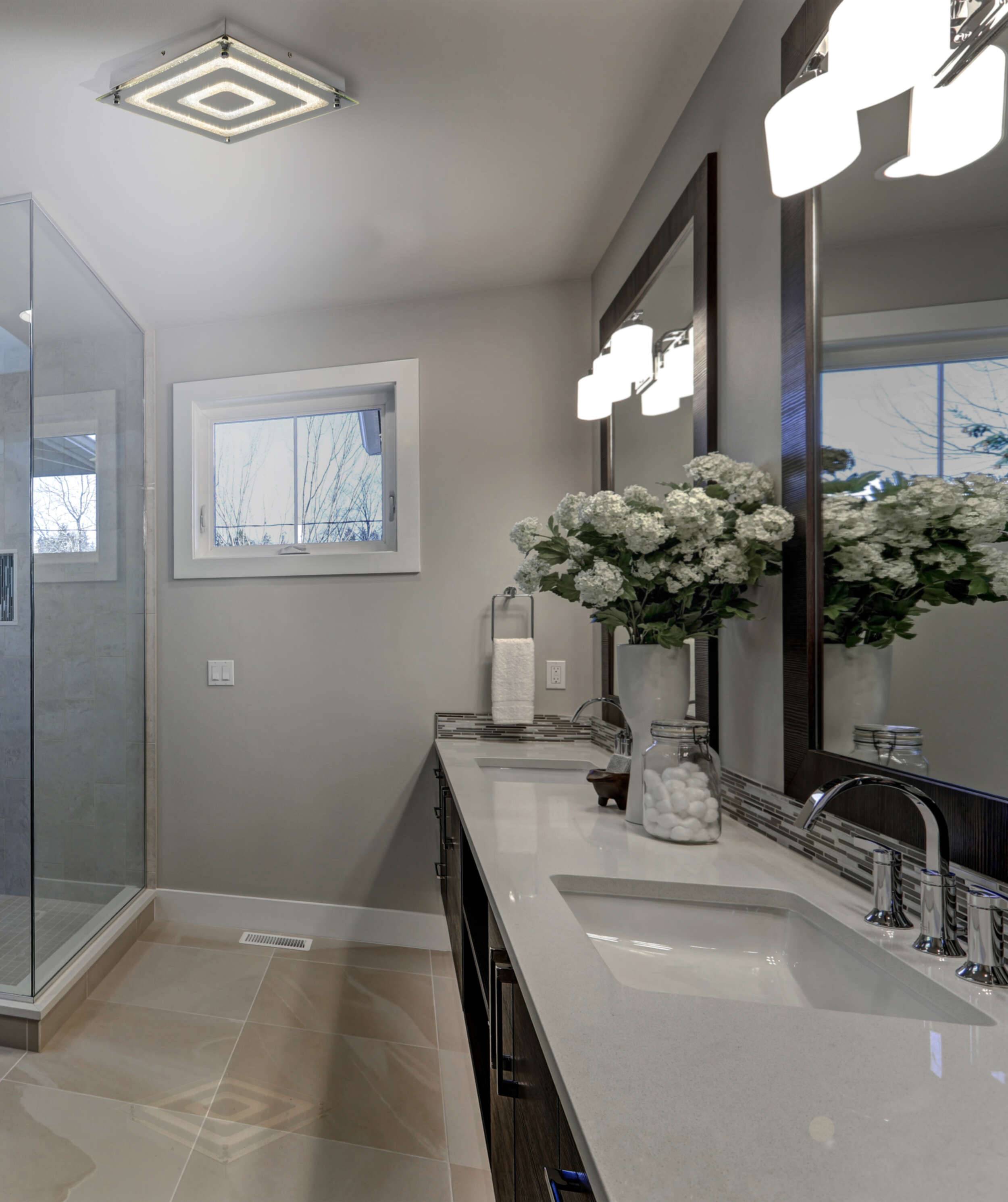 LED Deckenleuchte "THUN" d:24cm