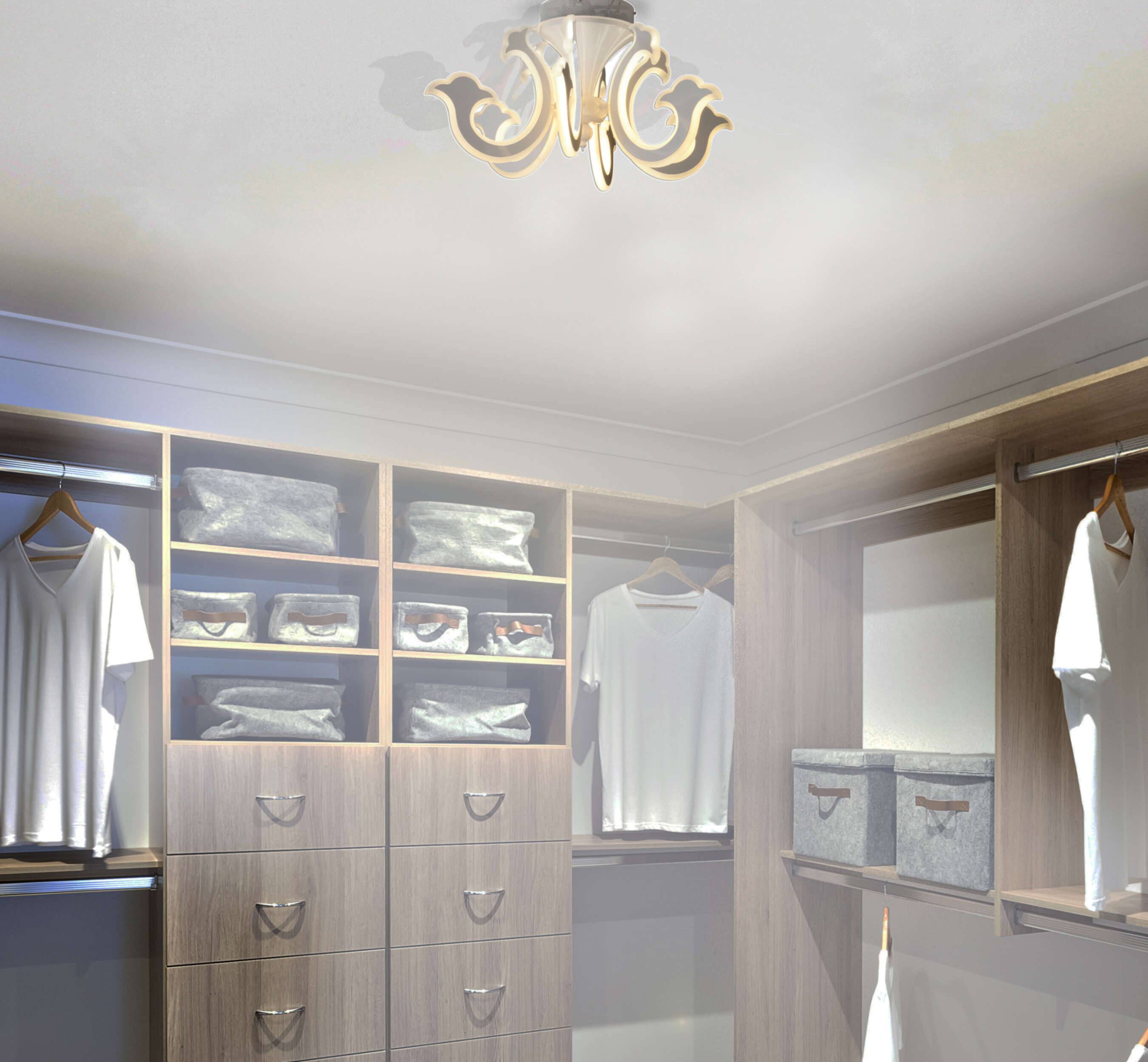 LED-Krone weiß d: 66cm "LUDWIG"