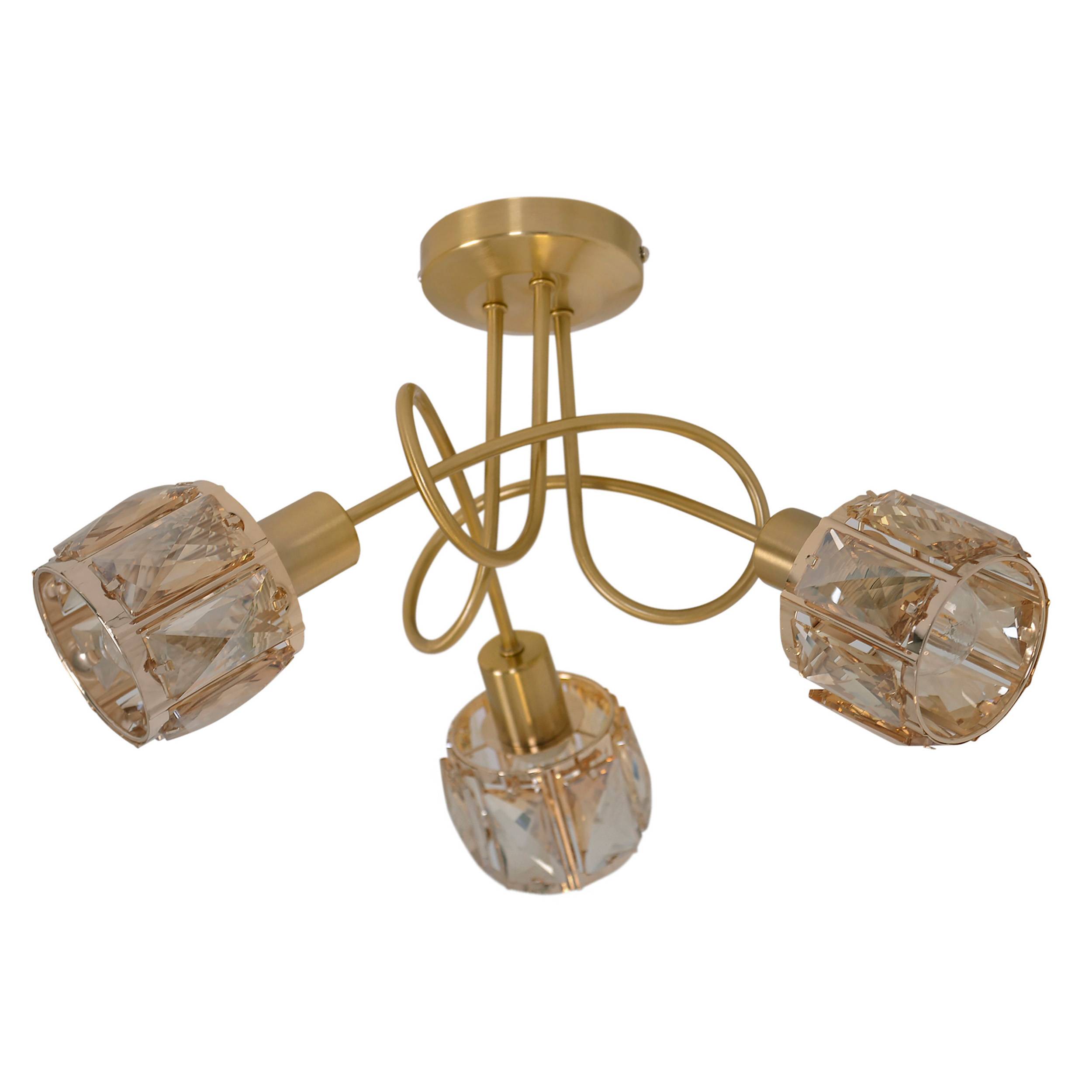 3er LED-Spot "JOSEFA" gold