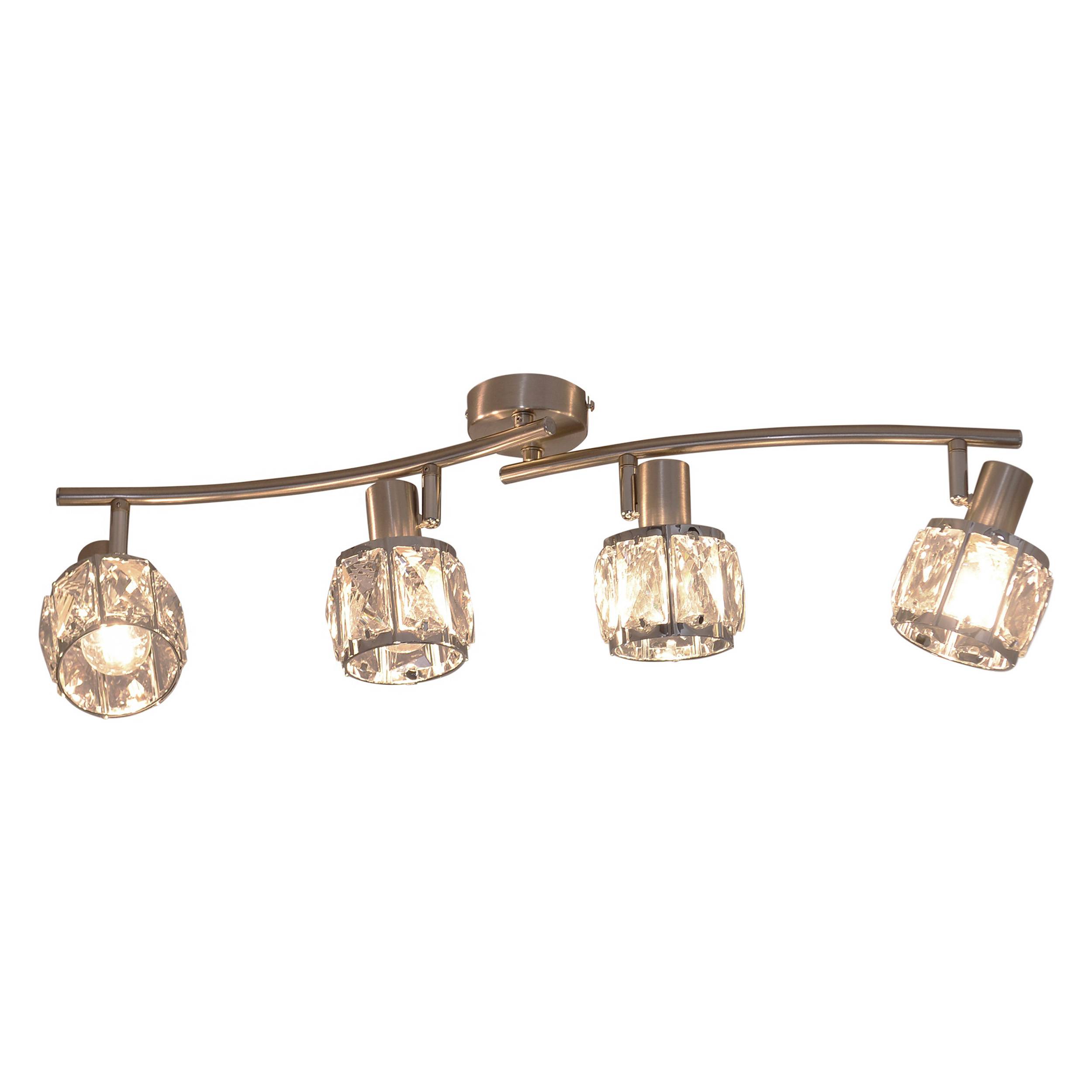 4er-LED Spot "JOSEFA" E14 Filament