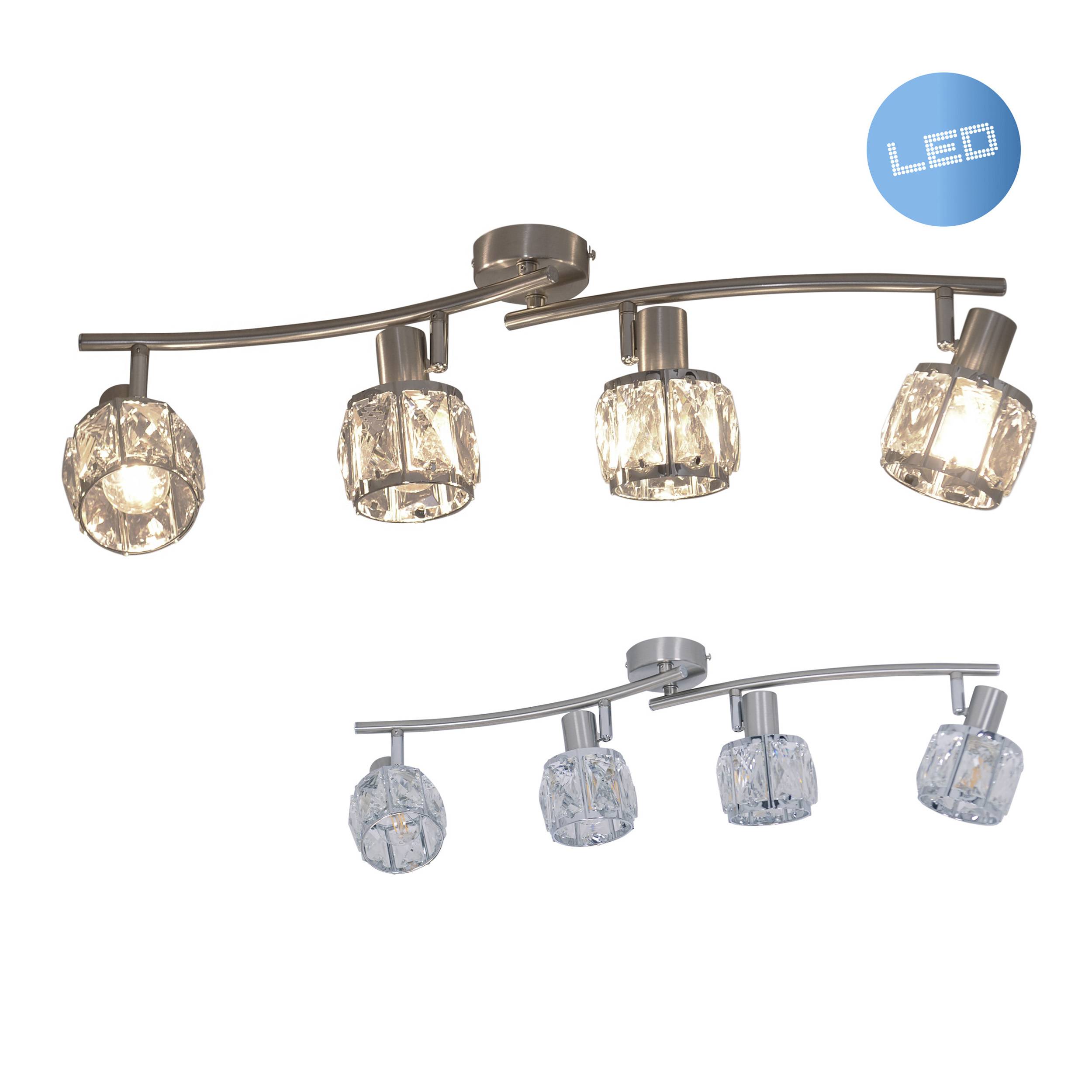 4er-LED Spot "JOSEFA" E14 Filament