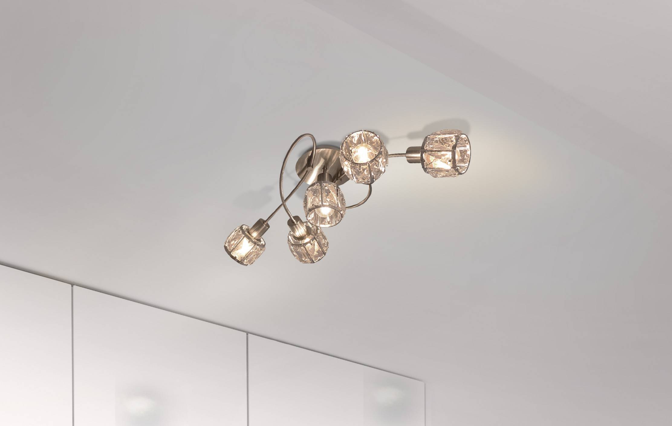 5er-LED-Deckenleuchte E14 "JOSEFA"